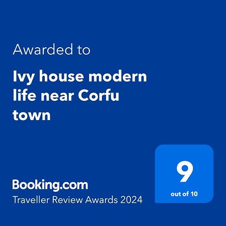 Ivy House Modern Life Near Corfu Town Apartment Kontokali Exterior photo